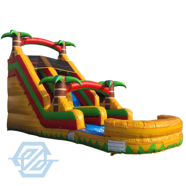 Castillo inflable hinchable, tobog&aacute;n acu&aacute;tico y seco