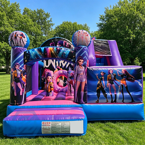 Combo gonflable K-PoP Demon Bounce House avec souffleur