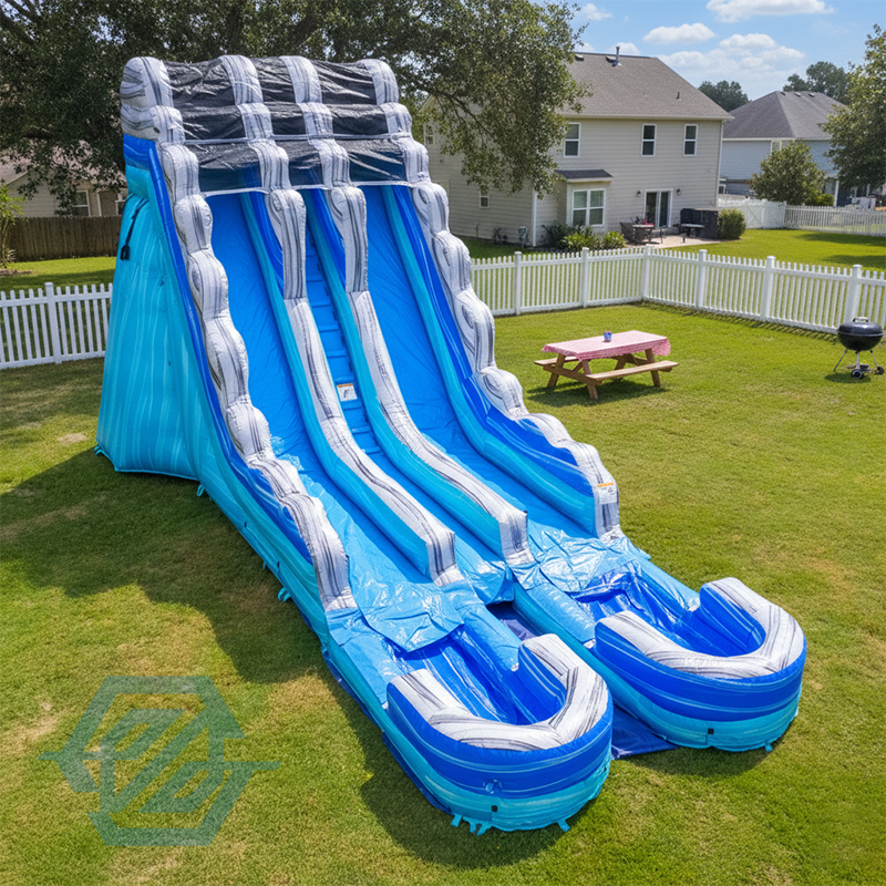 C&oacute;mo elegir el mejor tobog&aacute;n acu&aacute;tico inflable para su patio trasero