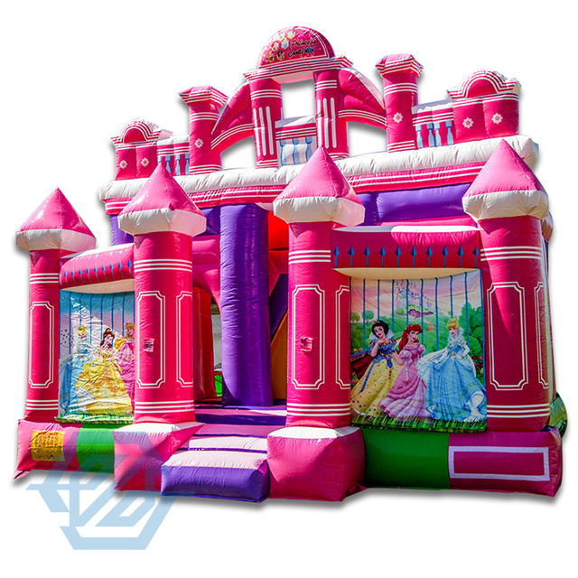 Tobog&aacute;n combinado de casa inflable de rebote de grado comercial a la venta