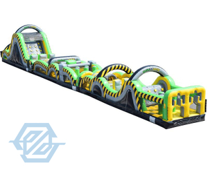 Aufblasbares H&uuml;pfer-Hindernisparcours-Rutschhaus