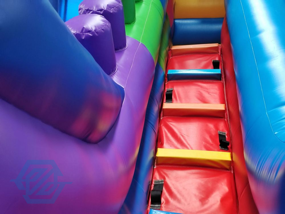 Aufblasbare H&uuml;pfer-Bausteinrutsche mit Gebl&auml;se zum Verkauf