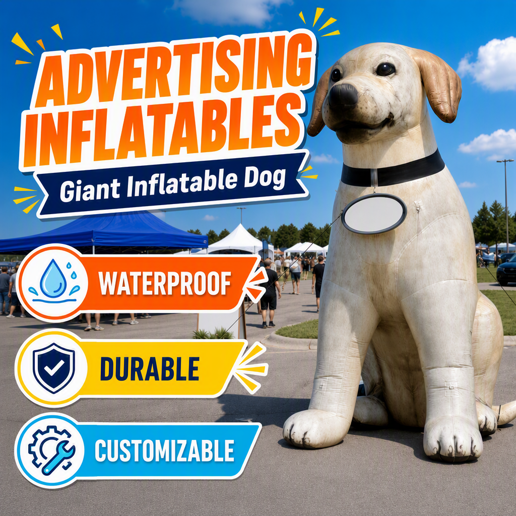 So w&auml;hlen Sie das beste aufblasbare Hundemaskottchen f&uuml;r die Werbung aus